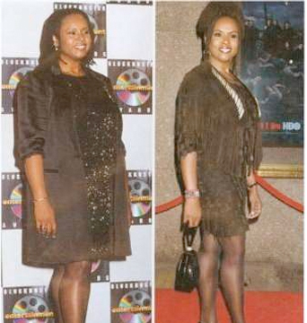 Robin Quivers before and after her 70 lb weight loss on the Lemonade Diet